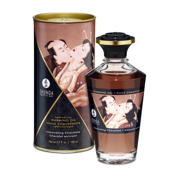 Huile chauffante chocolat comestible 100ml 